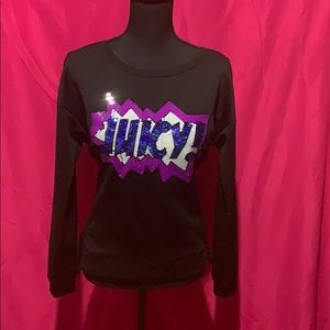 Juicy Couture screaming “juicy” scuba sweatshirt
